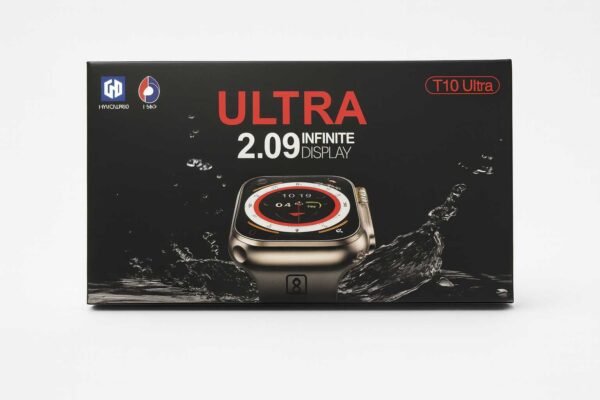 "T10 Ultra smartwatch with Bluetooth calling and fitness tracking" "Smartwatch T10 Ultra with heart rate monitor and sports modes" "T10 Ultra watch with stylish design and long battery backup"