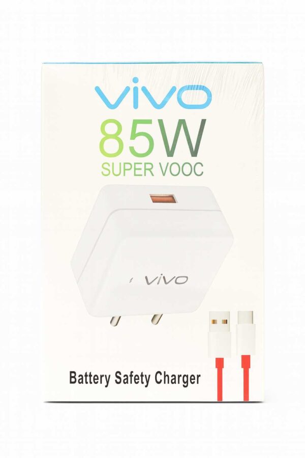 "85W super fast charger with cable for Android phones" "Quick charging 85W adaptor with cable included" "85W fast charging mobile charger with wire"