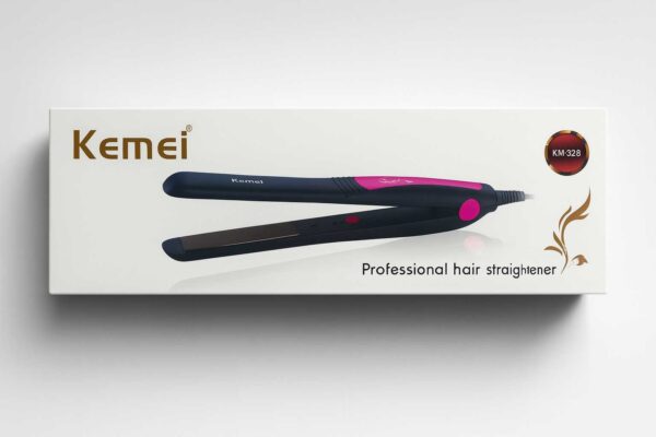 "Kemei KM-328 professional ceramic hair straightener" "Kemei KM-328 hair straightener for women" "Kemei KM-328 professional styling tool"