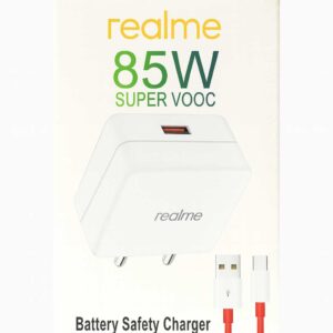 "85W super fast charger with cable for Android phones" "Quick charging 85W adaptor with cable included" "85W fast charging mobile charger with wire"